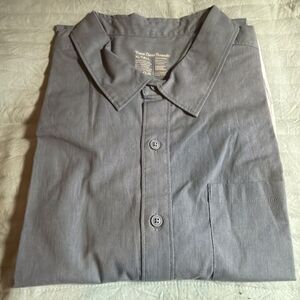 Fresh Clean Threads SS Woven Button Up Tall XL